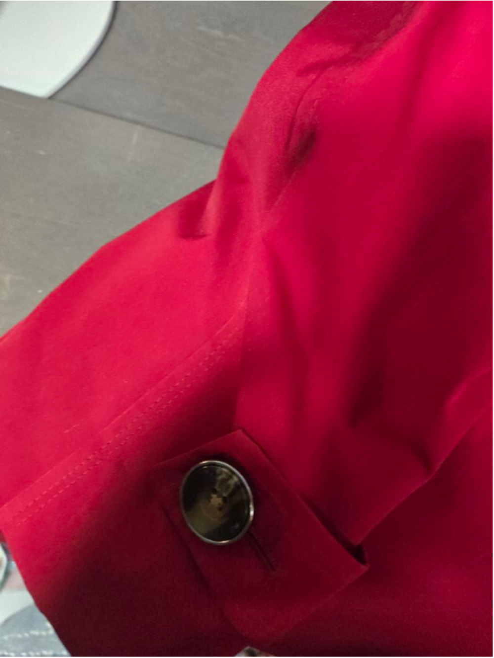 Clearance Women's Liz Claiborne Wine Color Water Resistant Hooded Trench Coat 3X - Picture 15 of 15